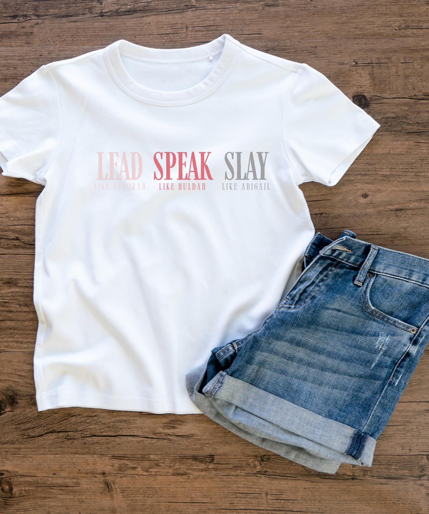 Lead Like Deborah. Speak Like Huldah. Slay Like Abigail.