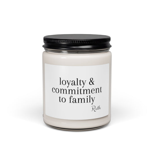 Personalized Loyalty & Commitment Soy Candle - Family Home Decor, Aromatherapy Gift, Wedding Favor, Relaxation Essentials, Mother's Day