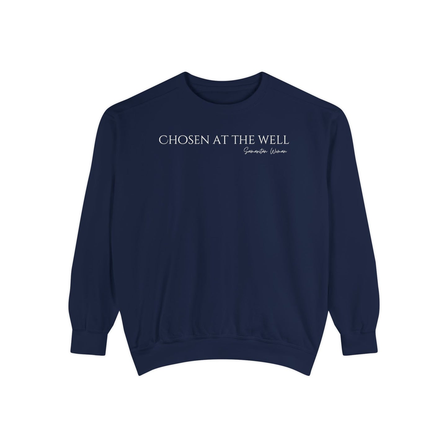 Samaritan Woman: Chosen at the Well Crewneck Sweatshirt