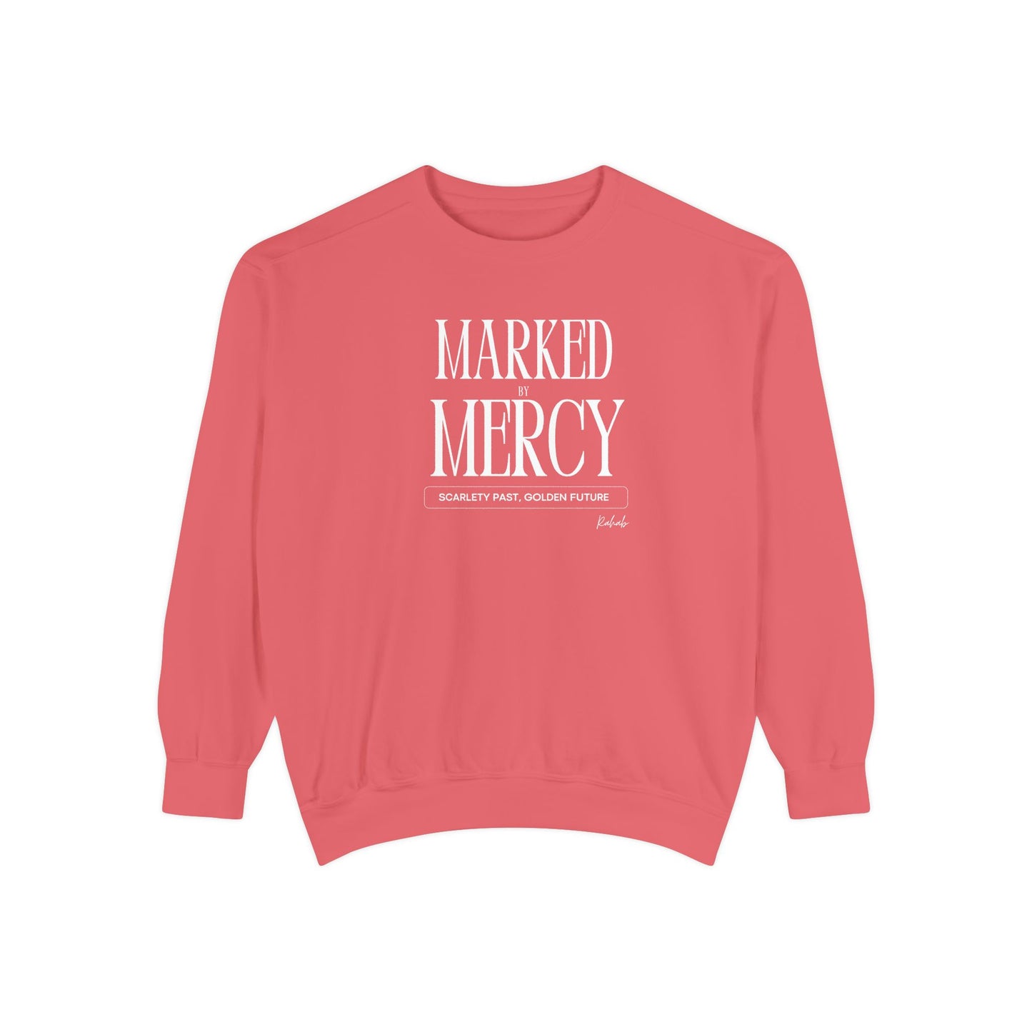 Rahab: Marked by Mercy – Scarlet Past, Golden Future Crewneck Sweatshirt