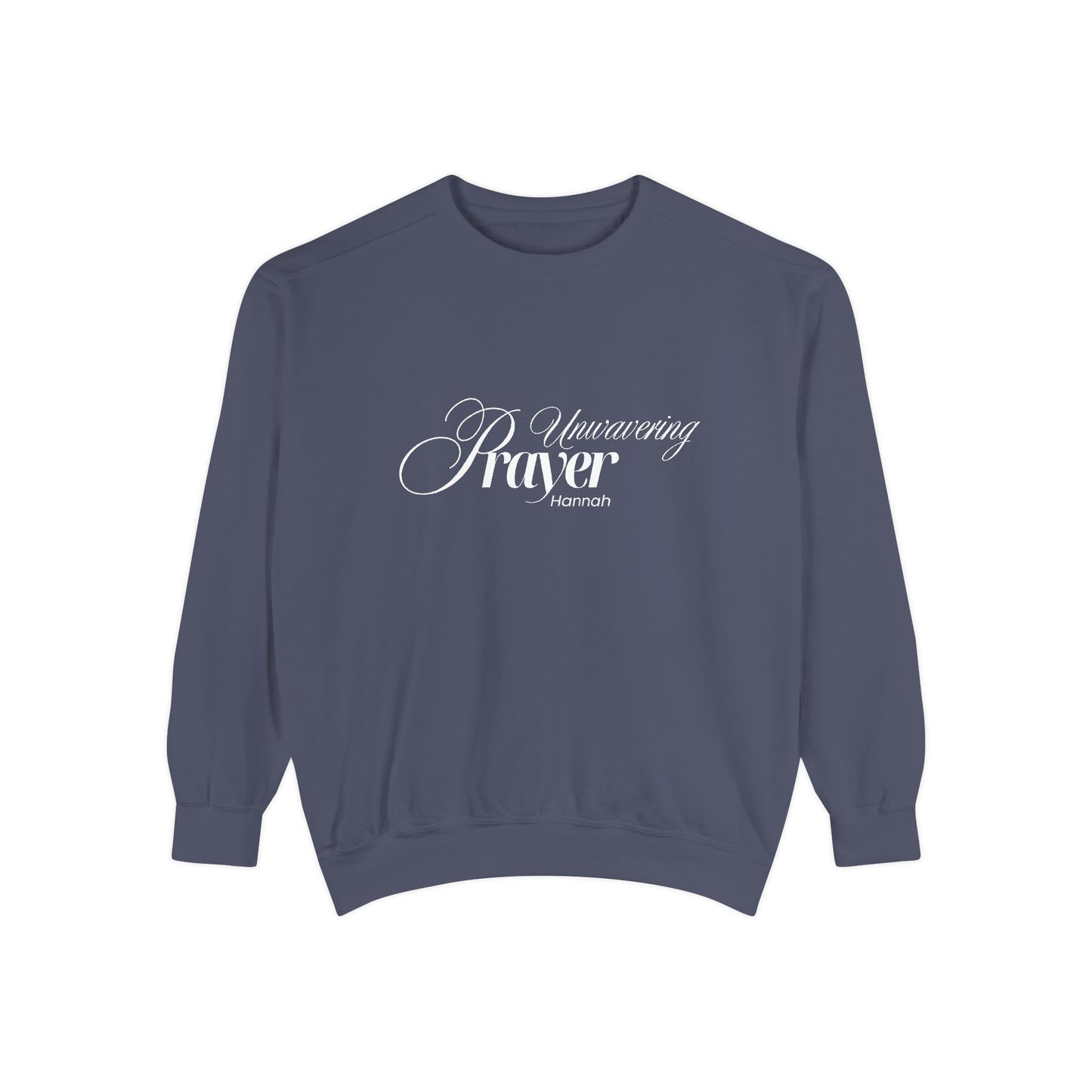 Hannah: Unwavering Prayer Crewneck Sweatshirt