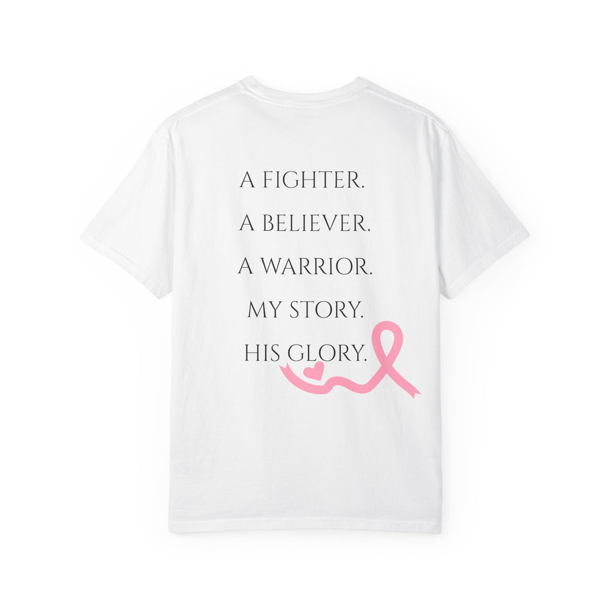 Stronger Than the Storm Tee - Breast Cancer Awareness