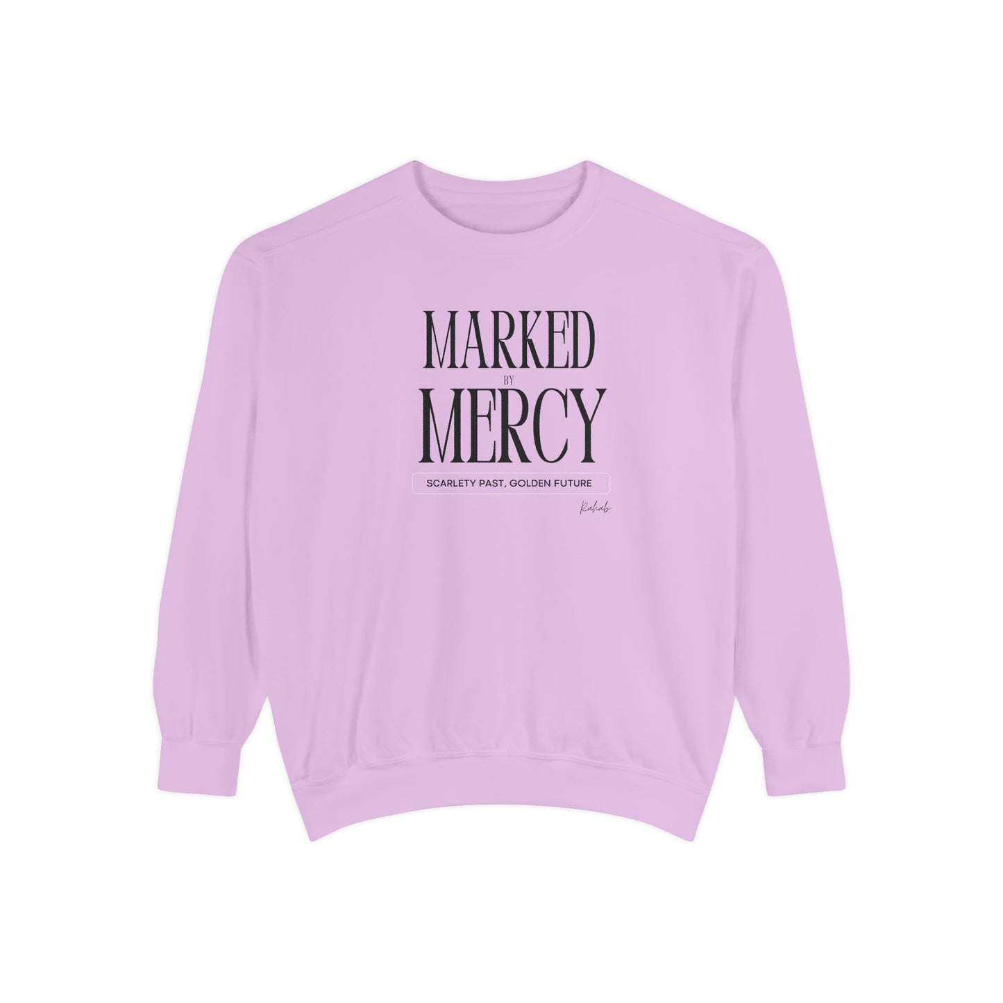 Rahab: Marked by Mercy – Scarlet Past, Golden Future Crewneck Sweatshirt