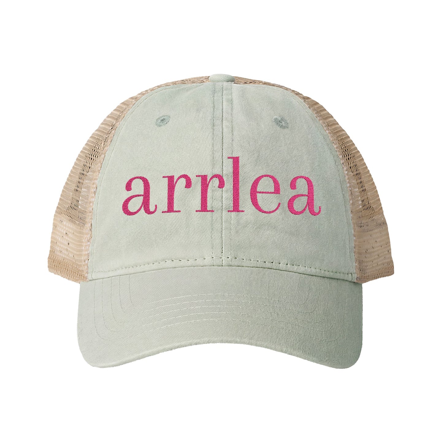 Embroidered arrlea Signature Hat (Hot Pink)