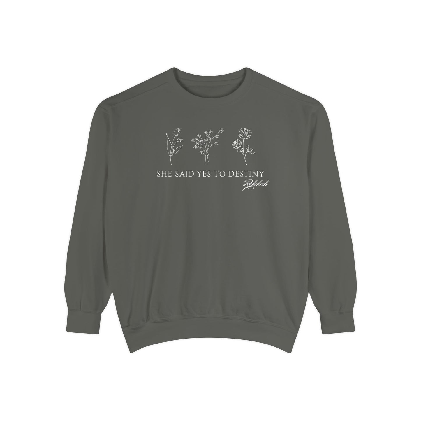 Rebekah: She Said Yes to Destiny Crewneck Sweatshirt