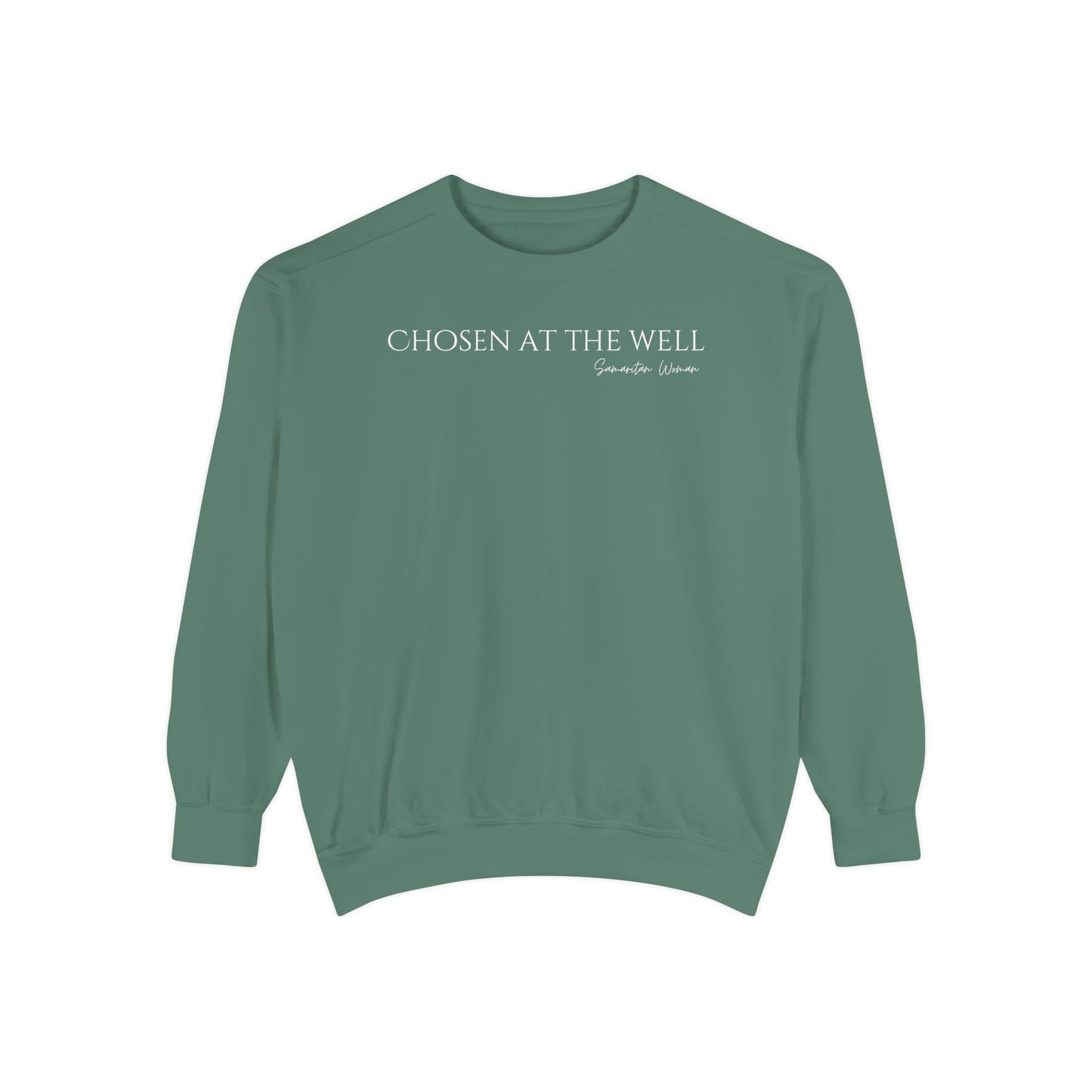 Samaritan Woman: Chosen at the Well Crewneck Sweatshirt