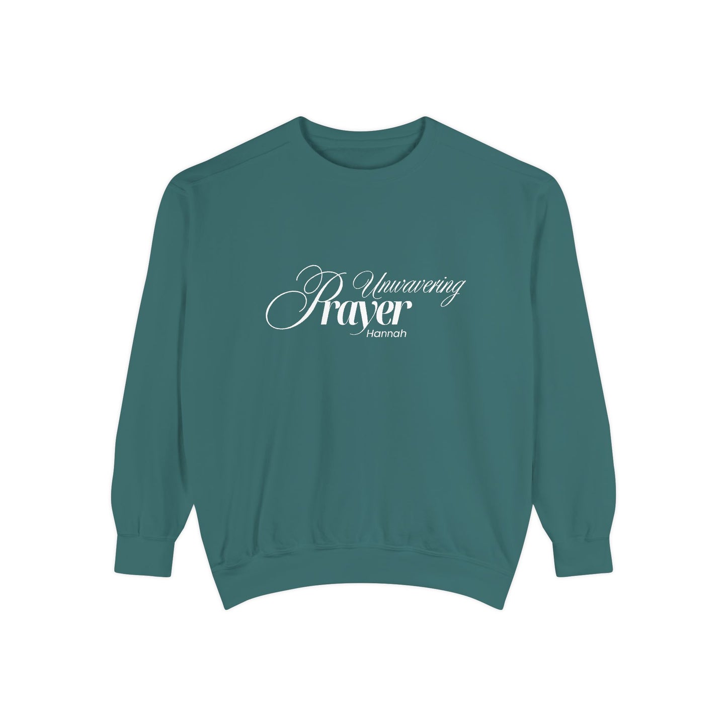 Hannah: Unwavering Prayer Crewneck Sweatshirt