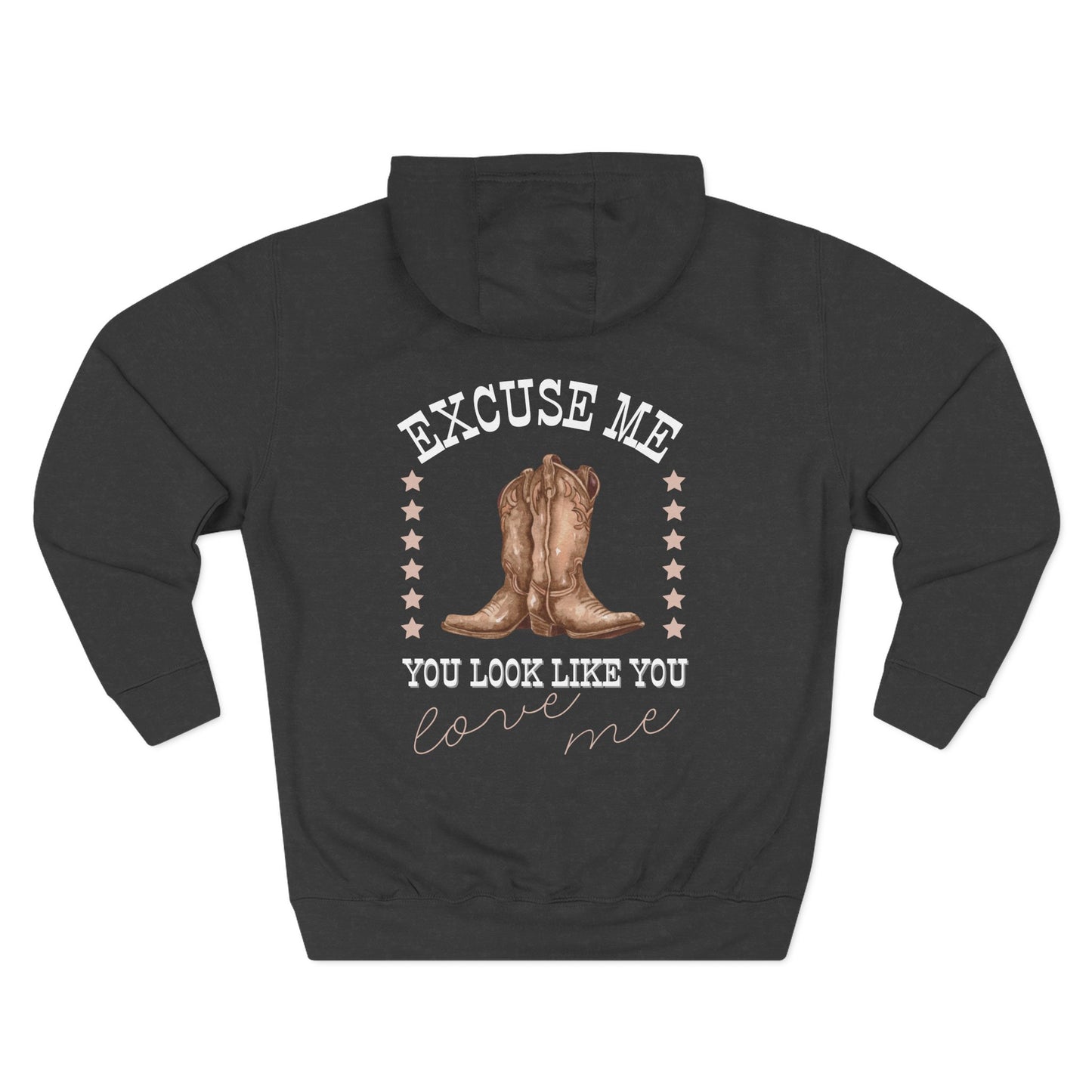 Excuse Me Cowboy Fleece Hoodie