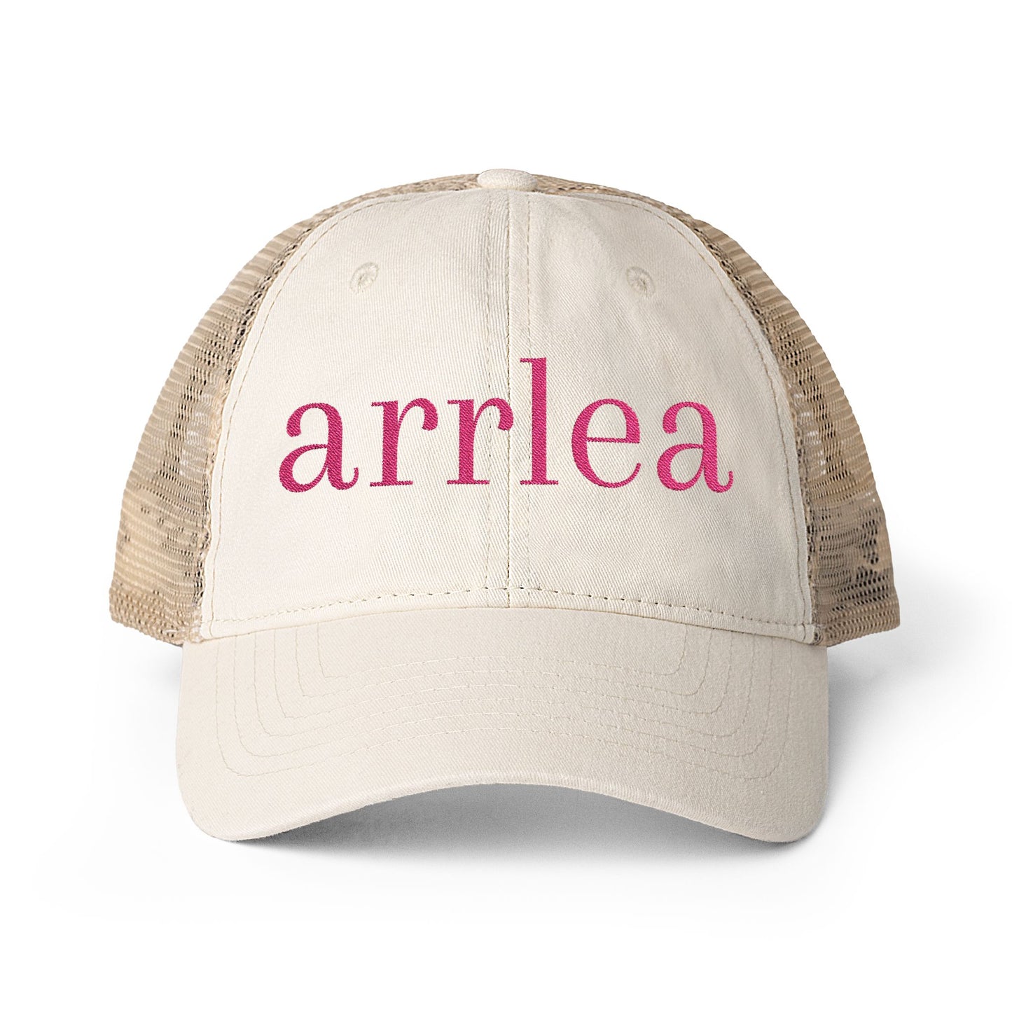 Embroidered arrlea Signature Hat (Hot Pink)