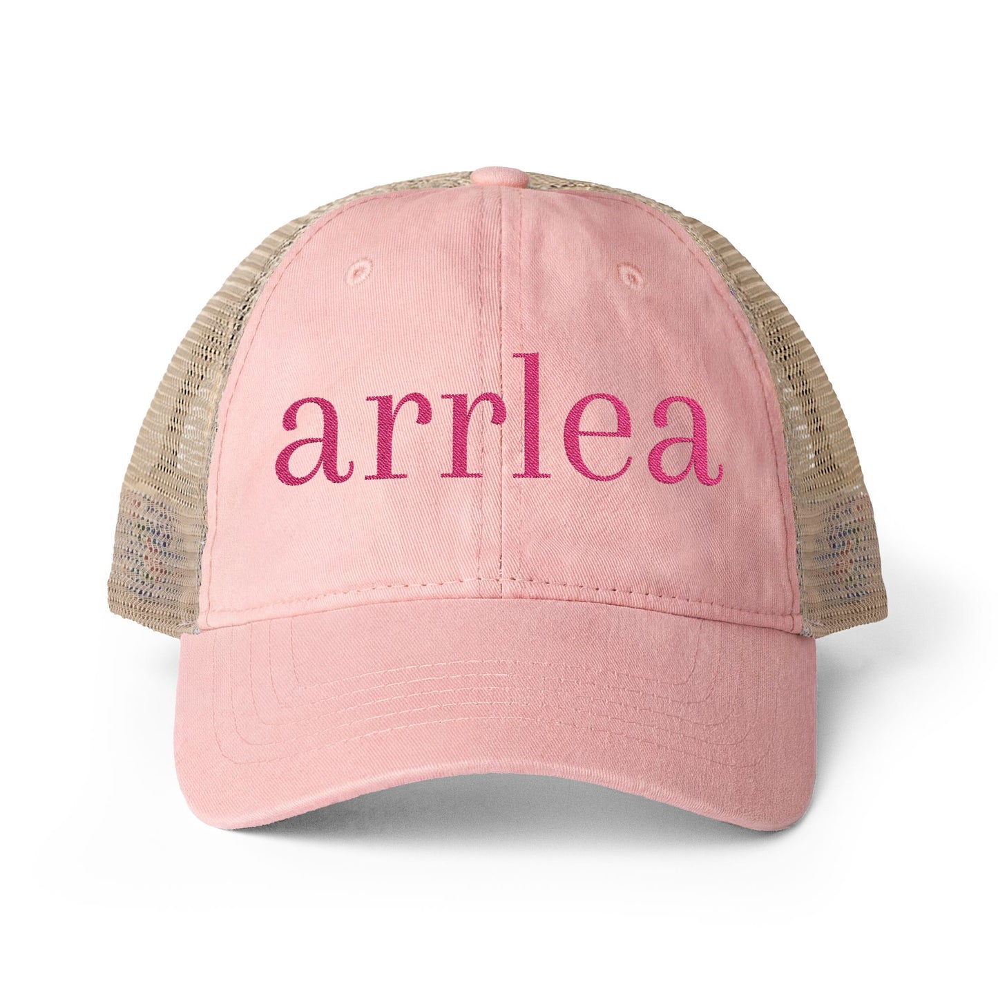 Embroidered arrlea Signature Hat (Hot Pink)