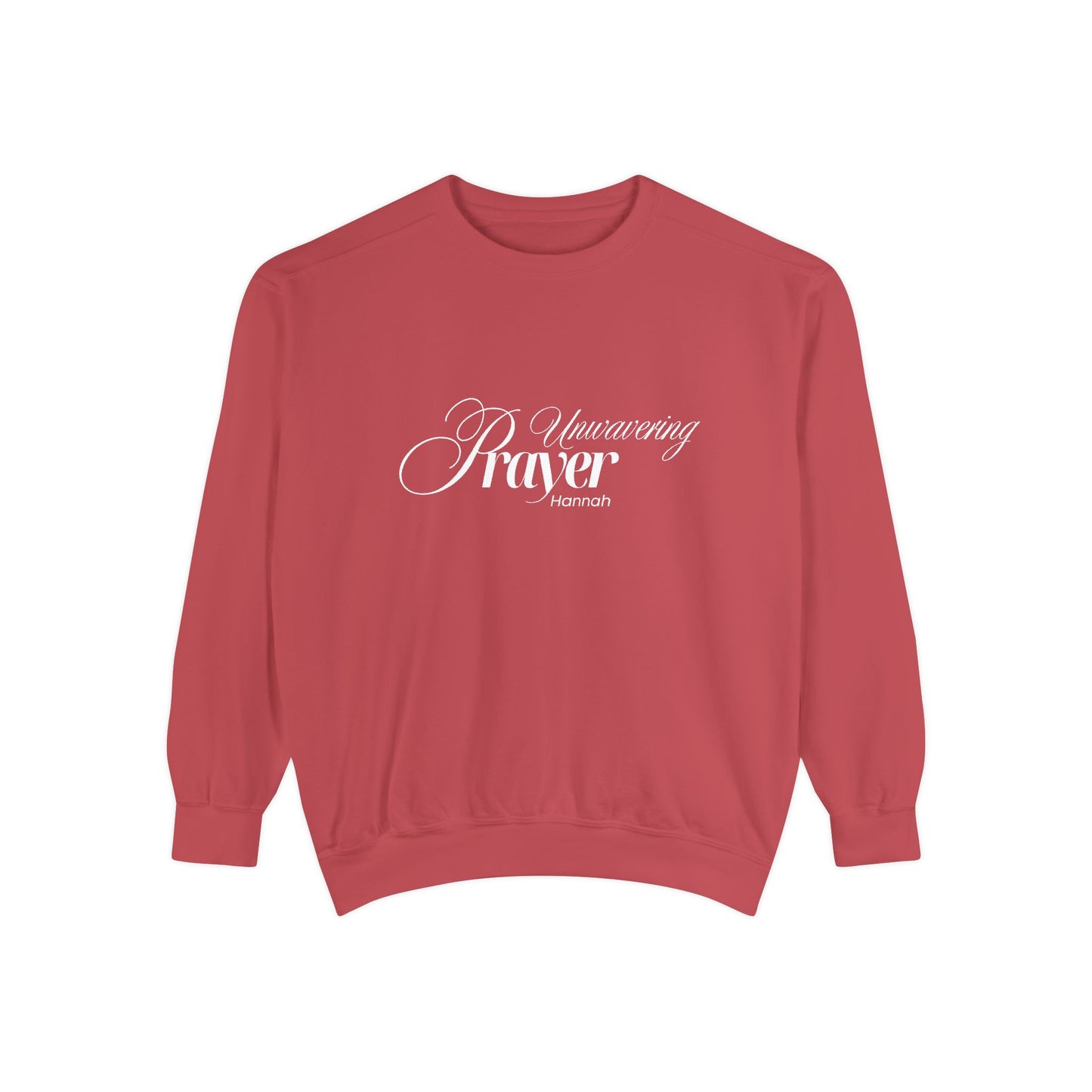 Hannah: Unwavering Prayer Crewneck Sweatshirt
