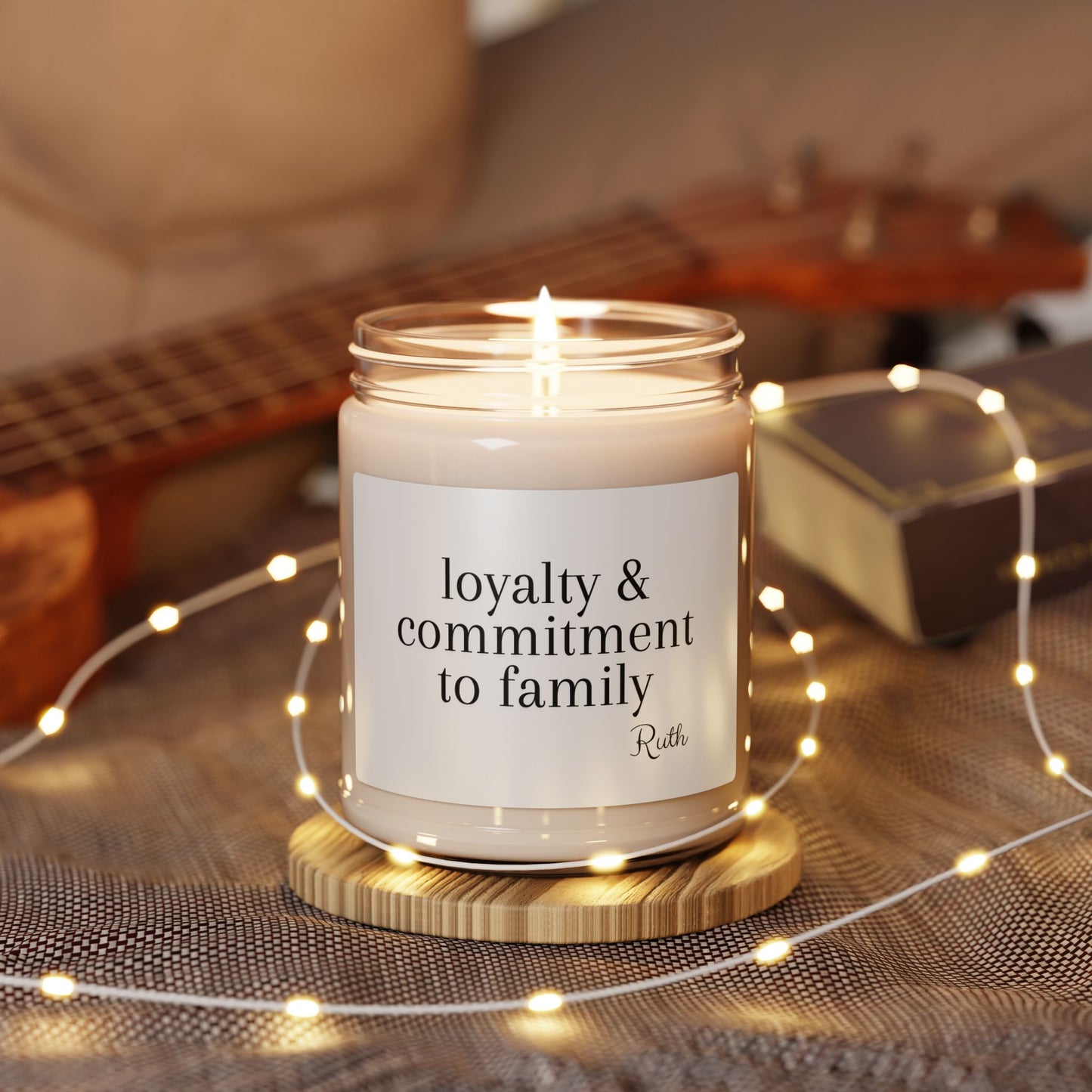 Personalized Loyalty & Commitment Soy Candle - Family Home Decor, Aromatherapy Gift, Wedding Favor, Relaxation Essentials, Mother's Day