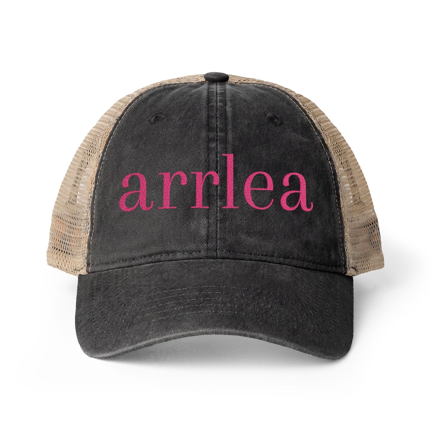 Embroidered arrlea Signature Hat (Hot Pink)
