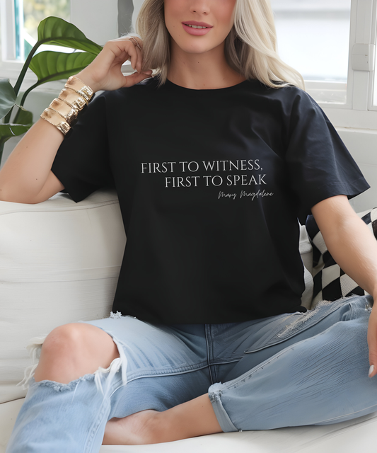 Mary Magdalene: First to witness, first to speak.