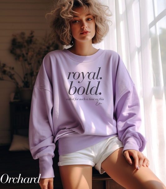 Esther: Royal. Bold. Called for Such a Time as This Crewneck Sweatshirt