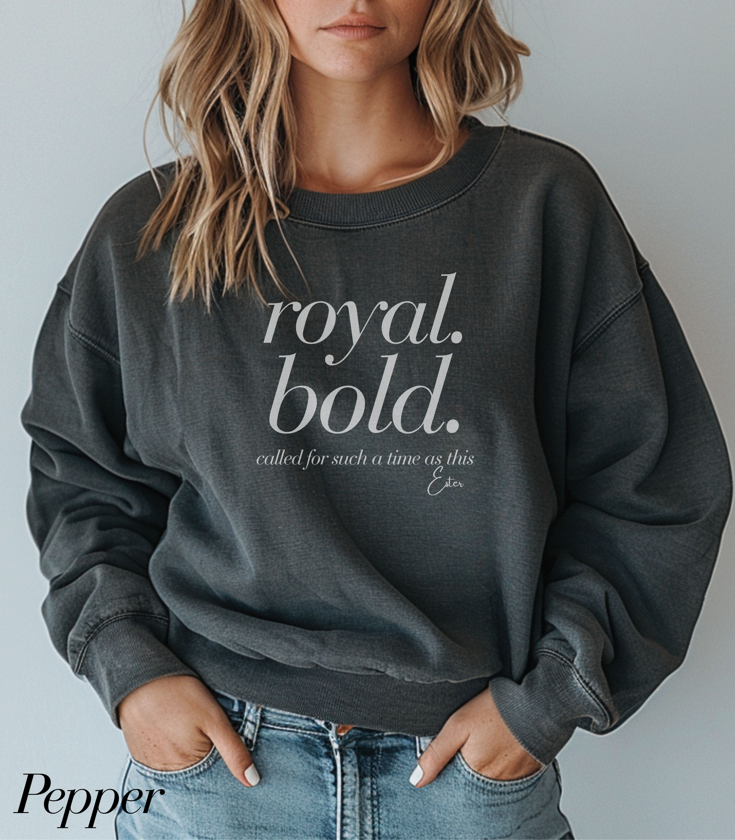 Esther: Royal. Bold. Called for Such a Time as This Crewneck Sweatshirt