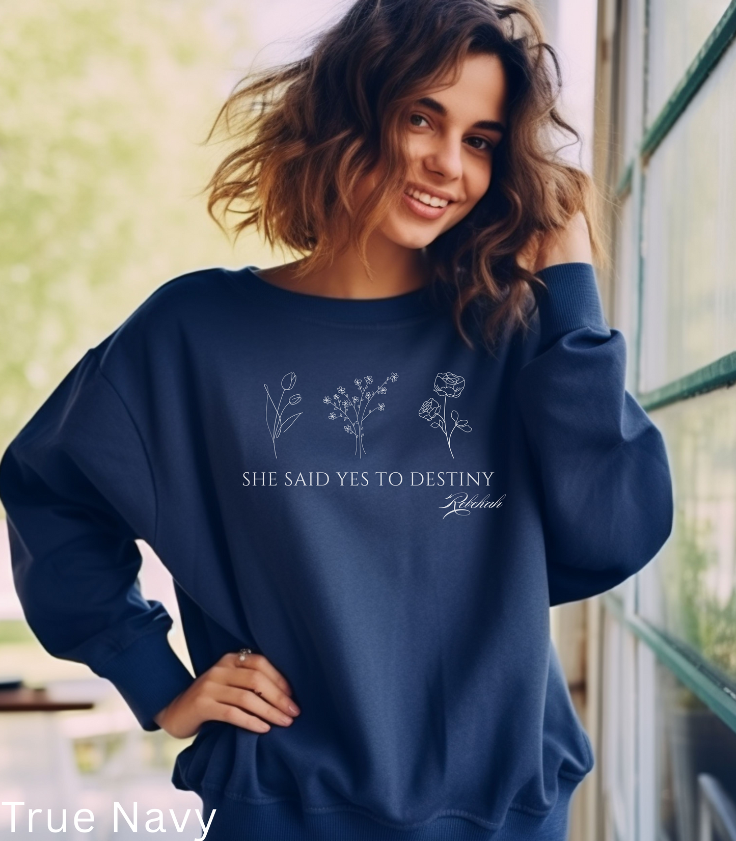 Rebekah: She Said Yes to Destiny Crewneck Sweatshirt