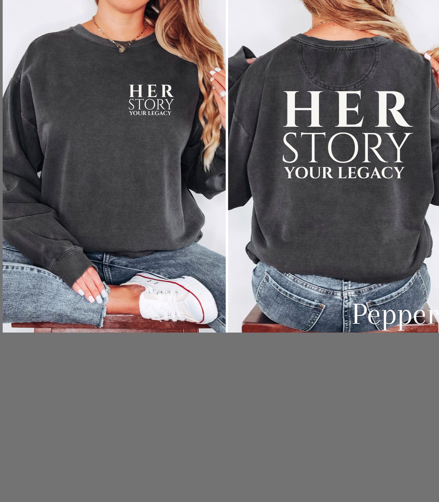 Her Story, Your Legacy Crewneck Sweatshirt