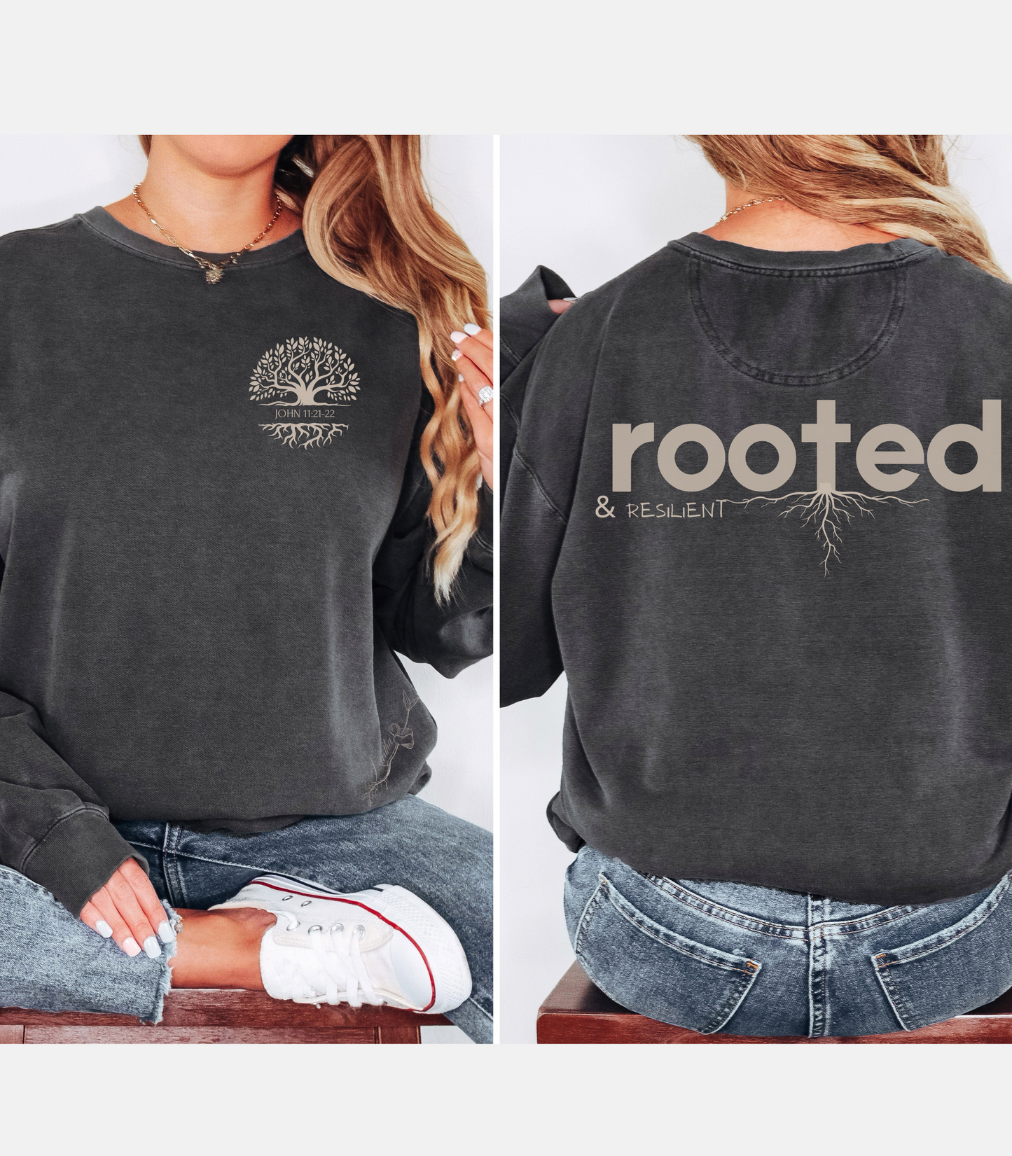 Martha: Rooted & Resilient Crewneck Sweatshirt