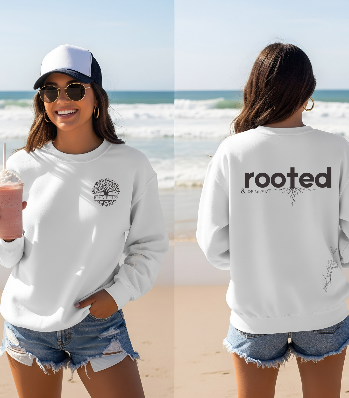 Martha: Rooted & Resilient Crewneck Sweatshirt
