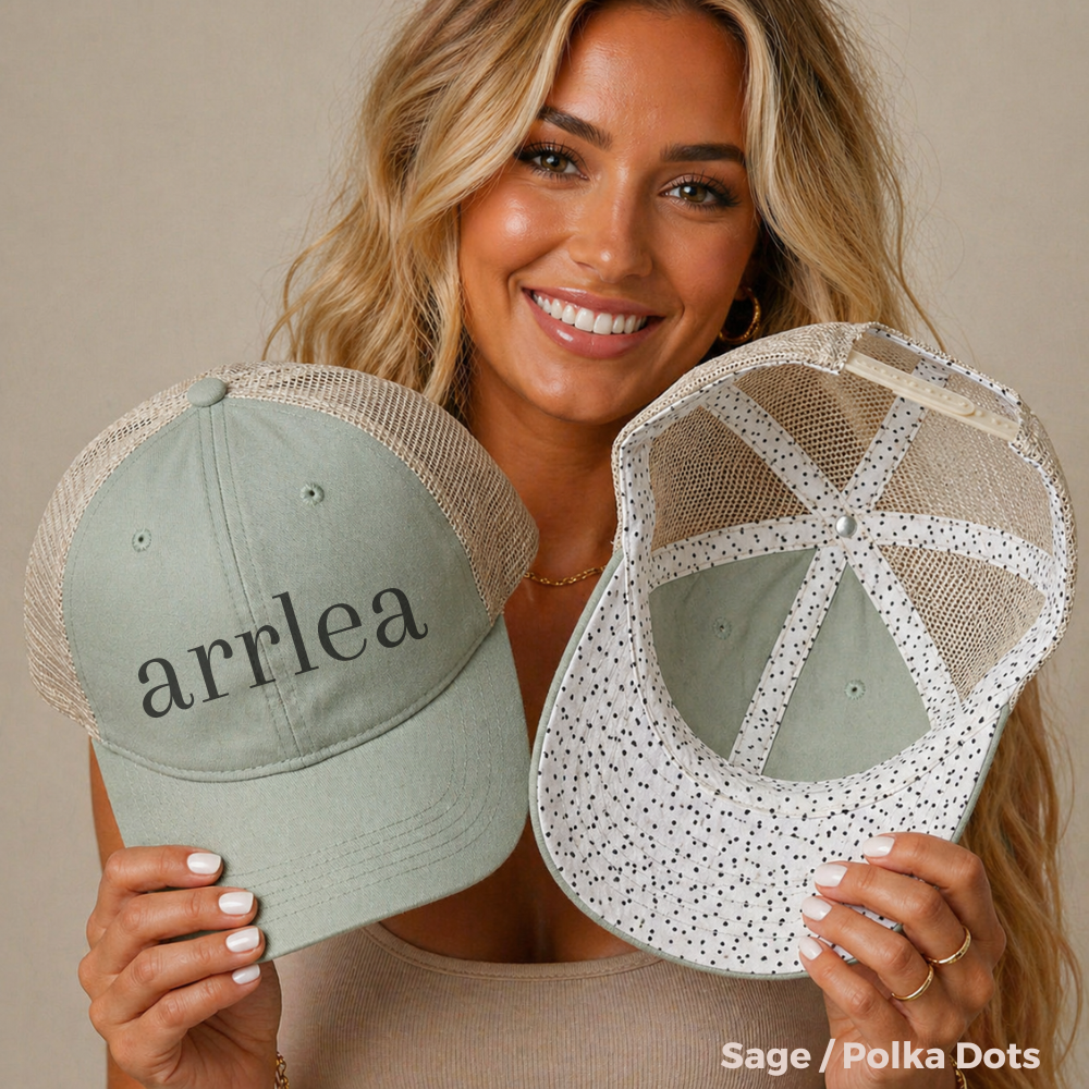 Embroidered arrlea Signature Hat (Black)