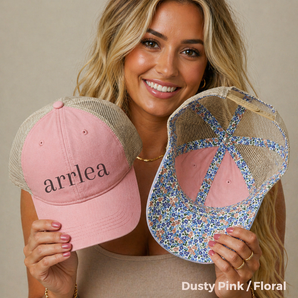 Embroidered arrlea Signature Hat (Black)