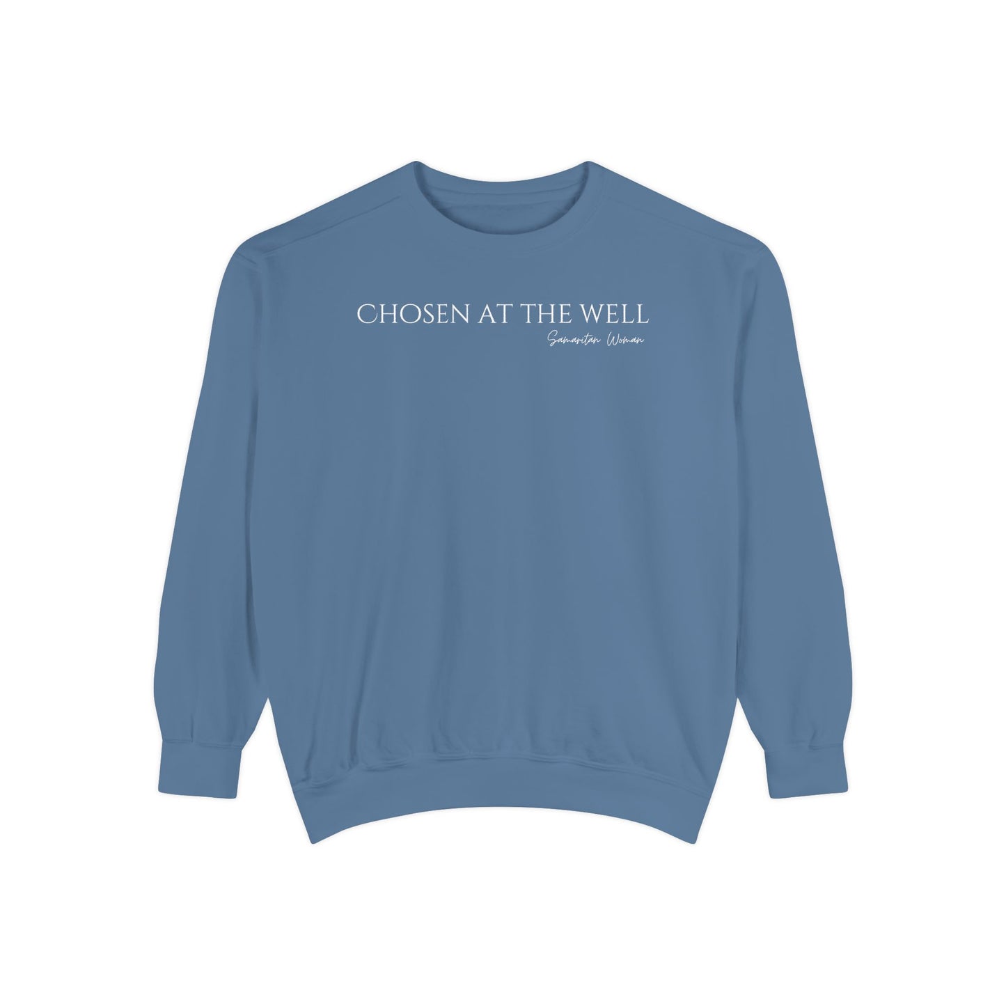 Samaritan Woman: Chosen at the Well Crewneck Sweatshirt