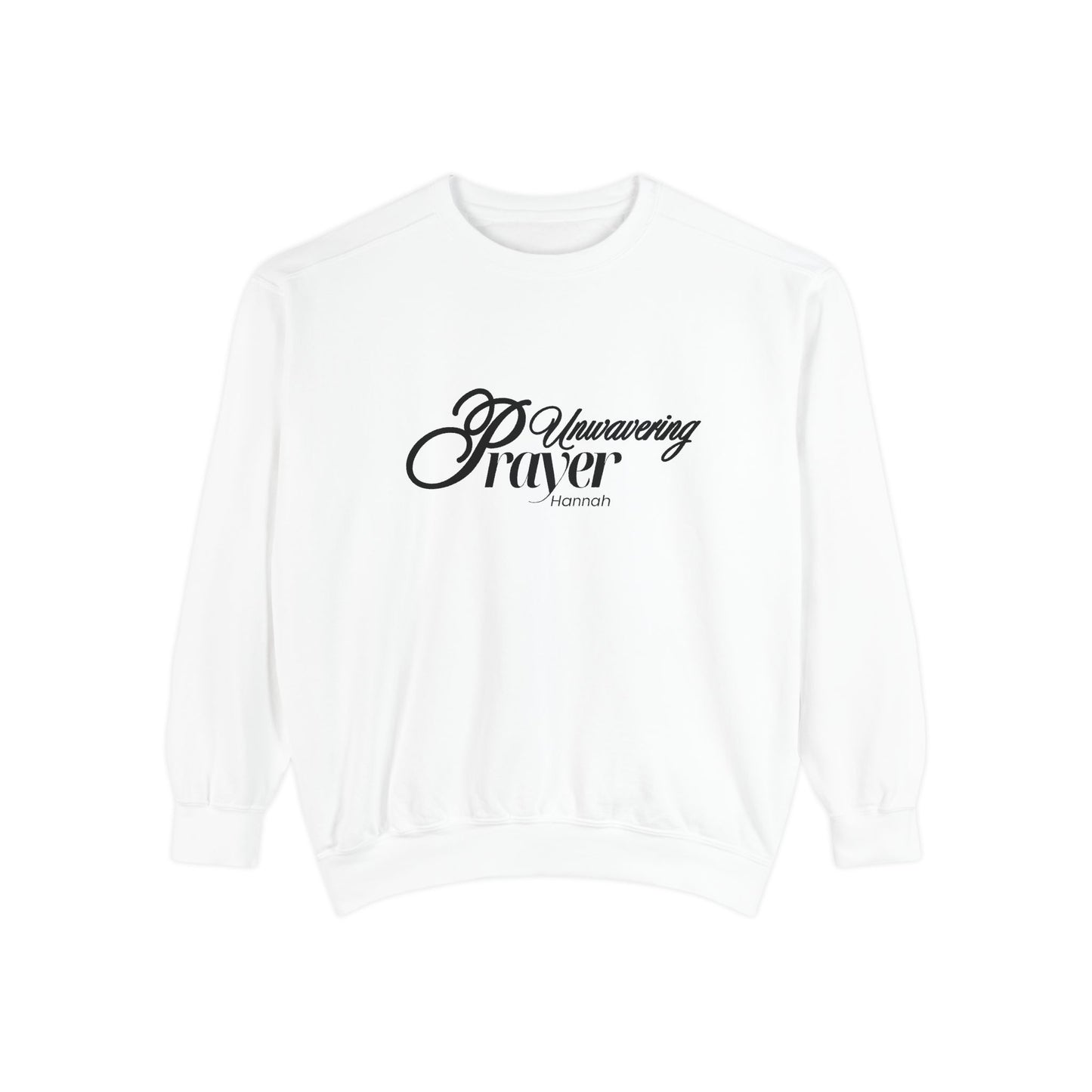 Hannah: Unwavering Prayer Crewneck Sweatshirt