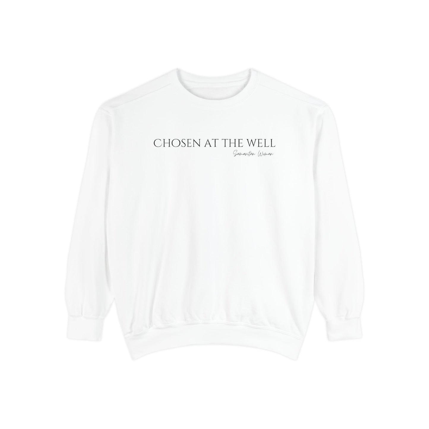 Samaritan Woman: Chosen at the Well Crewneck Sweatshirt