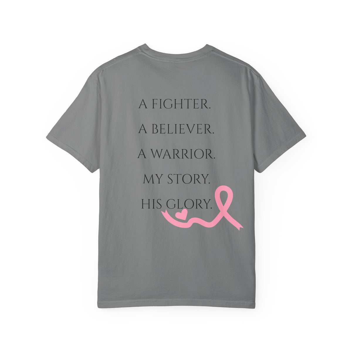 Stronger Than the Storm Tee - Breast Cancer Awareness