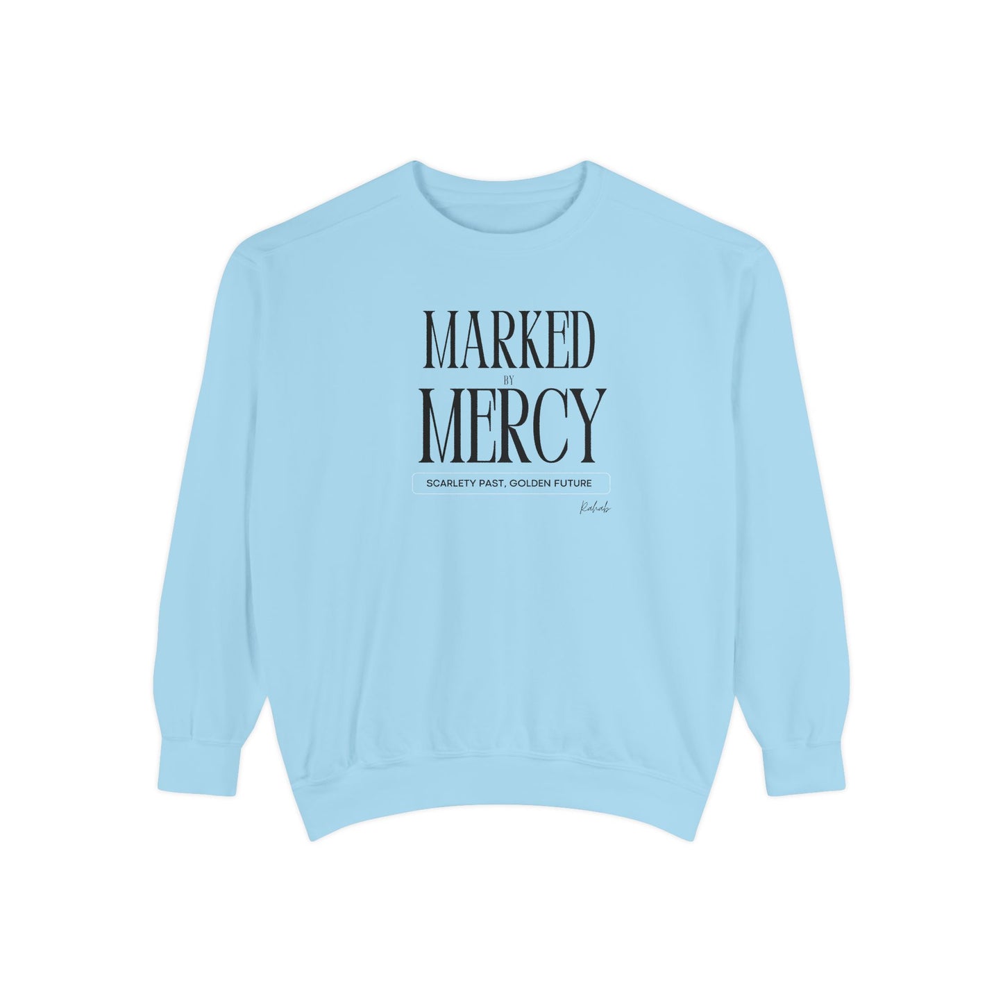 Rahab: Marked by Mercy – Scarlet Past, Golden Future Crewneck Sweatshirt