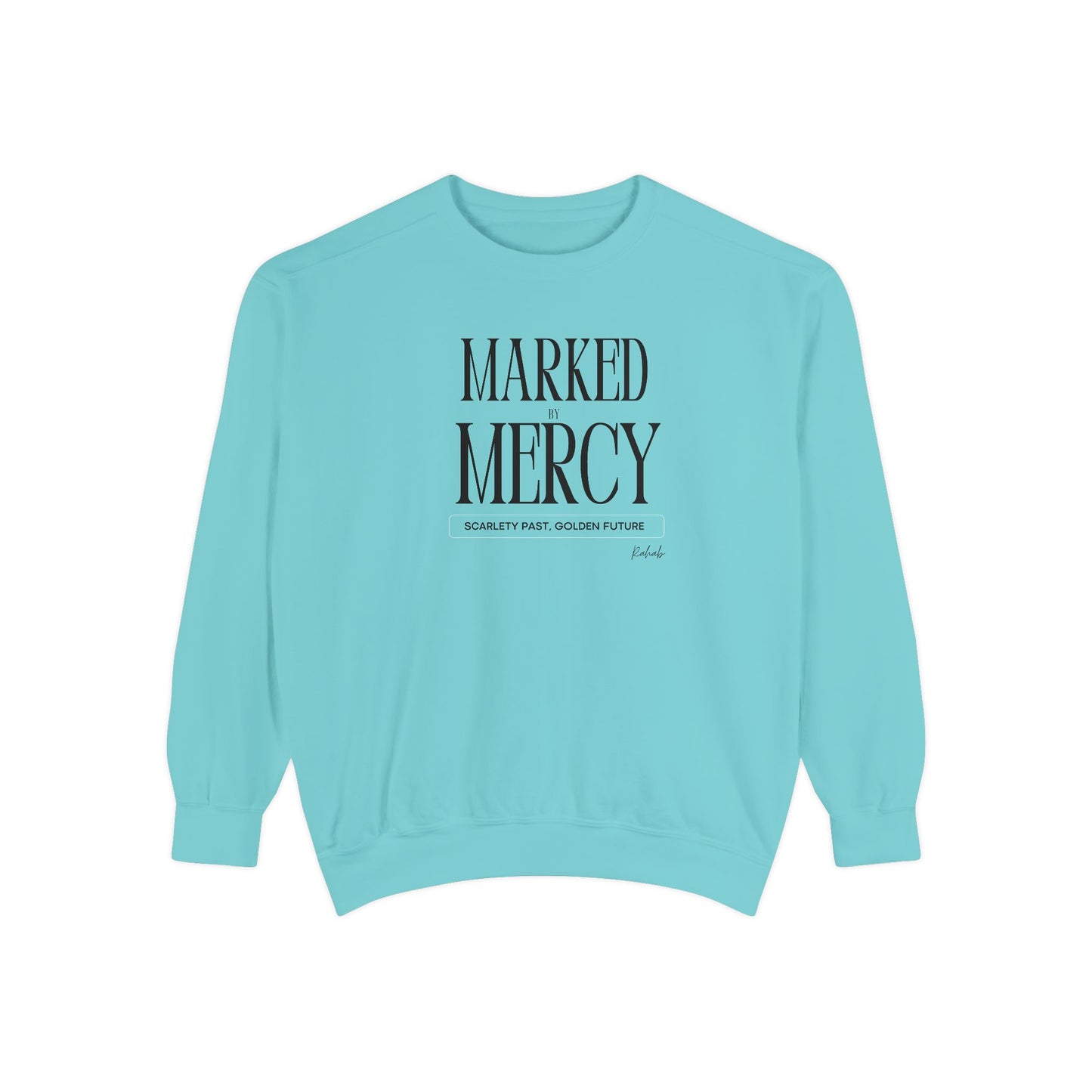 Rahab: Marked by Mercy – Scarlet Past, Golden Future Crewneck Sweatshirt