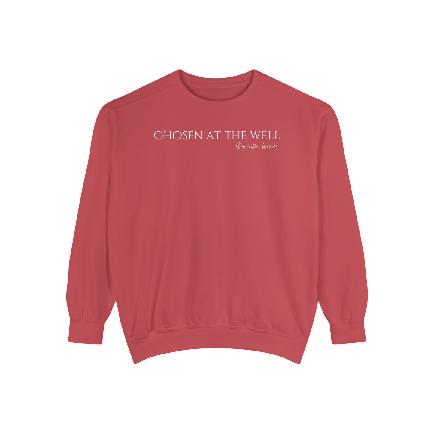 Samaritan Woman: Chosen at the Well Crewneck Sweatshirt