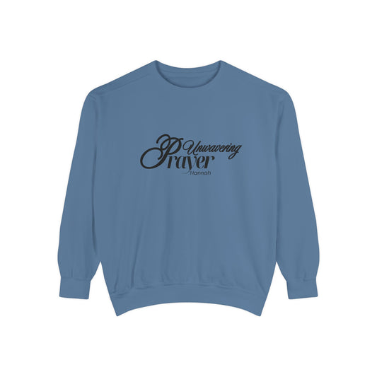 Hannah: Unwavering Prayer Crewneck Sweatshirt
