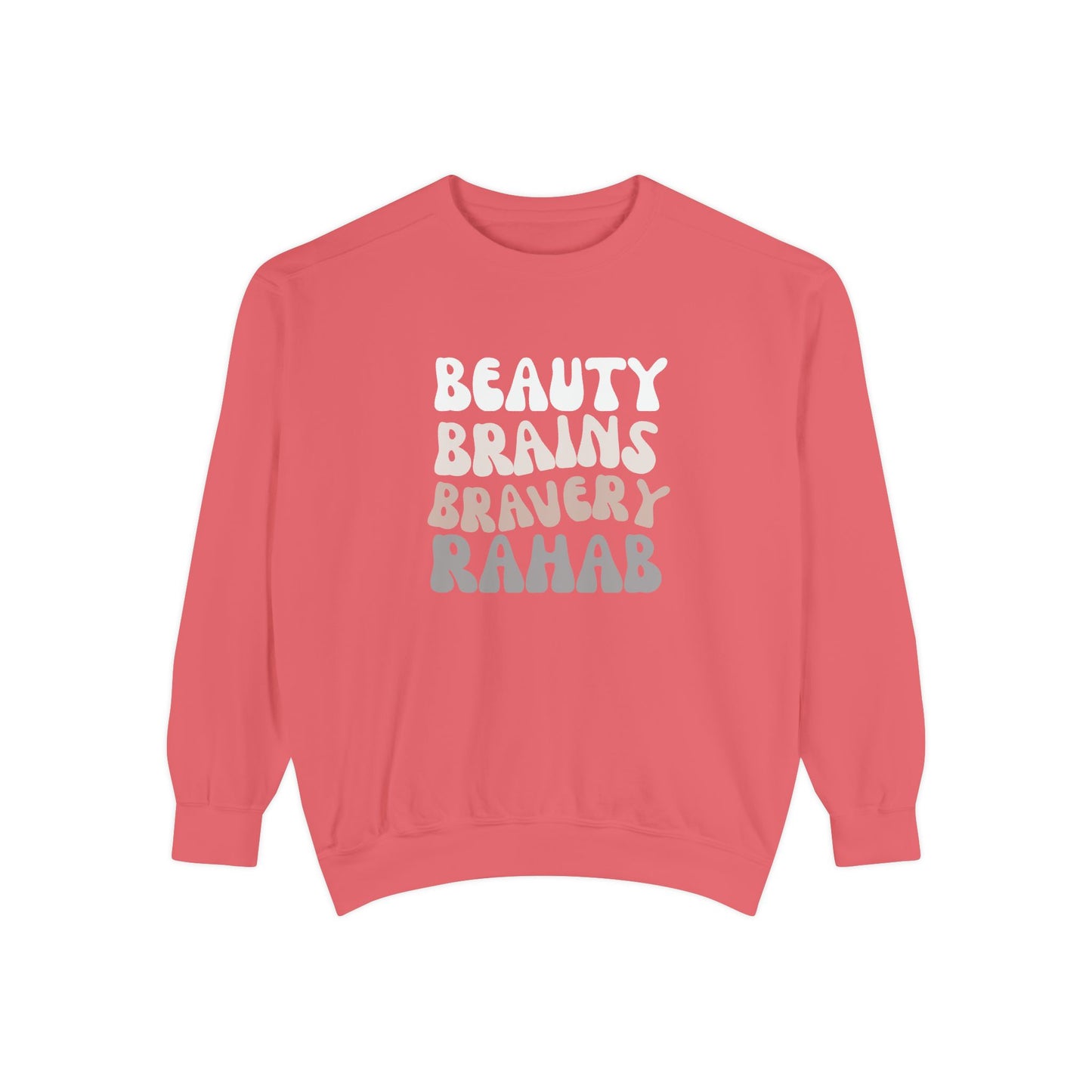 Rahab: Beauty. Brains. Bravery. Crewneck Sweatshirt