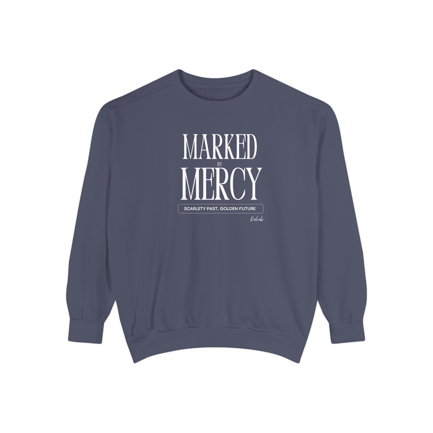 Rahab: Marked by Mercy – Scarlet Past, Golden Future Crewneck Sweatshirt