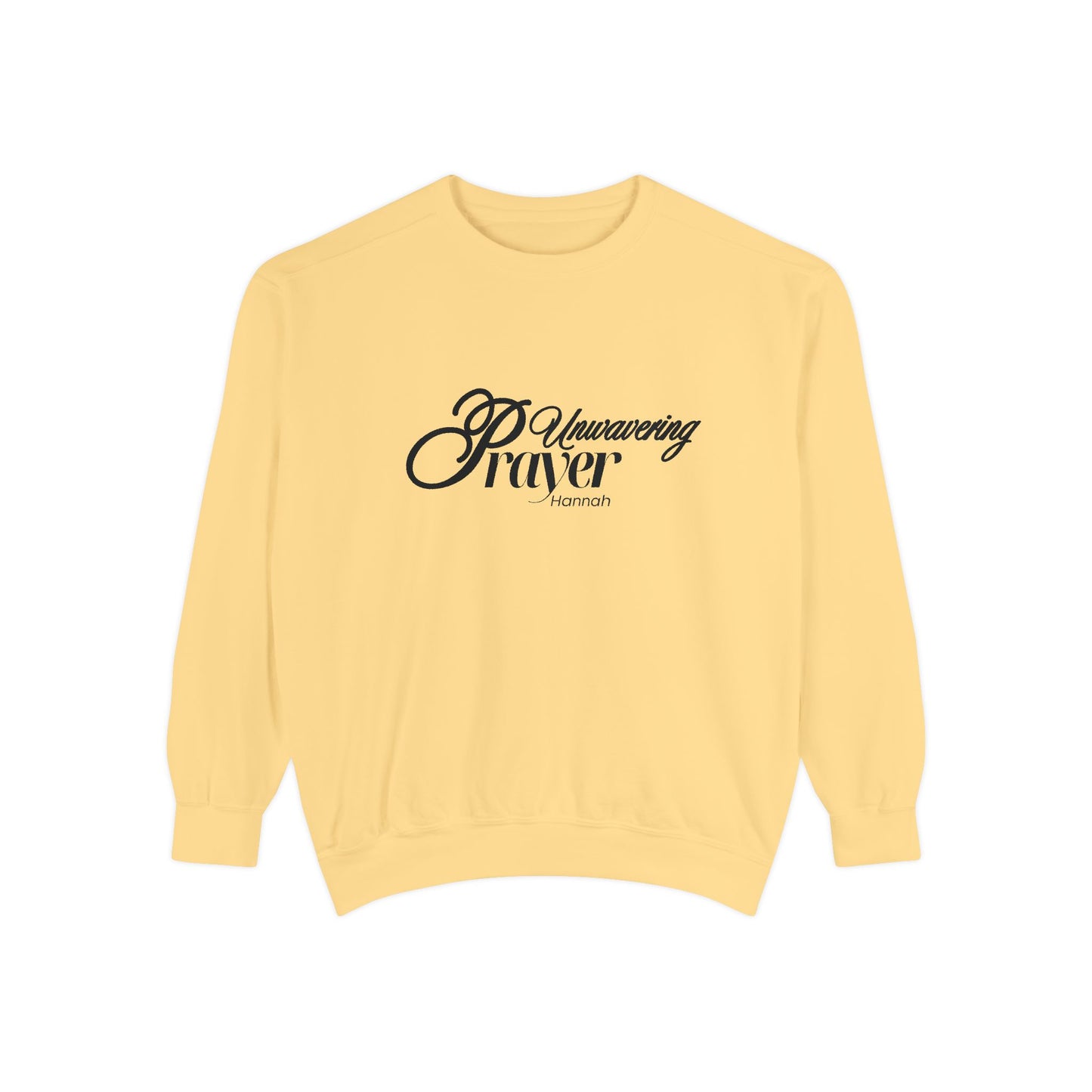 Hannah: Unwavering Prayer Crewneck Sweatshirt