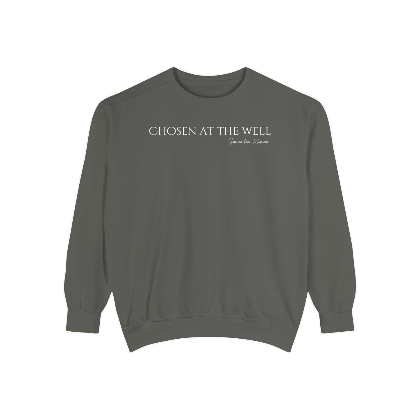Samaritan Woman: Chosen at the Well Crewneck Sweatshirt