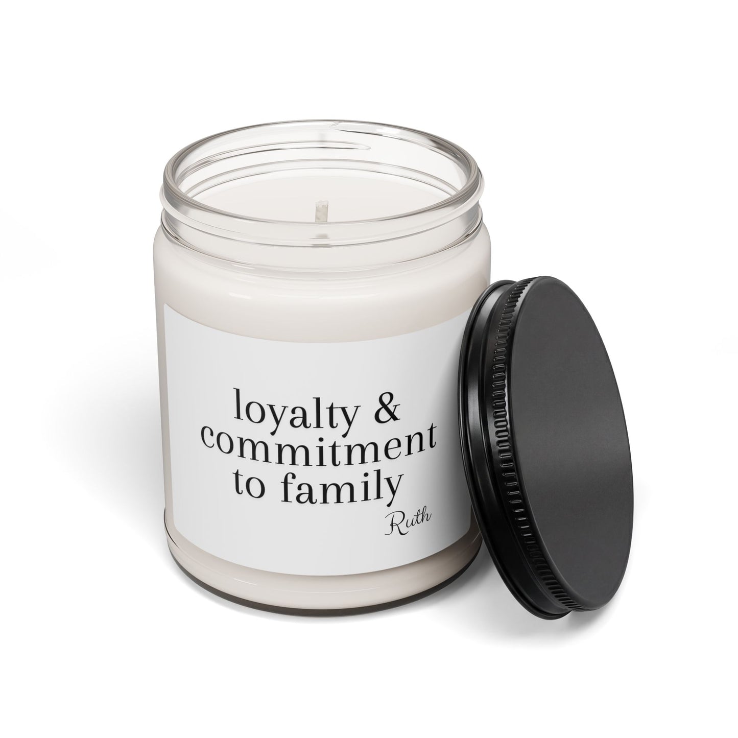 Personalized Loyalty & Commitment Soy Candle - Family Home Decor, Aromatherapy Gift, Wedding Favor, Relaxation Essentials, Mother's Day