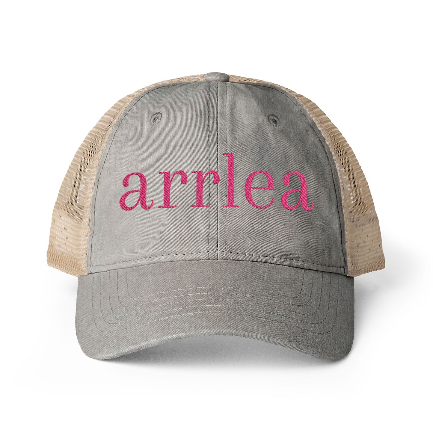 Embroidered arrlea Signature Hat (Hot Pink)