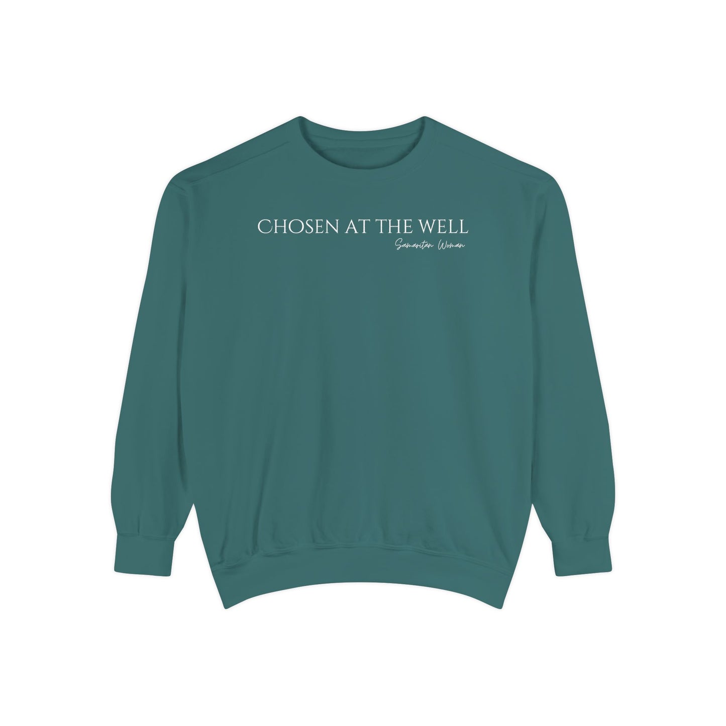 Samaritan Woman: Chosen at the Well Crewneck Sweatshirt
