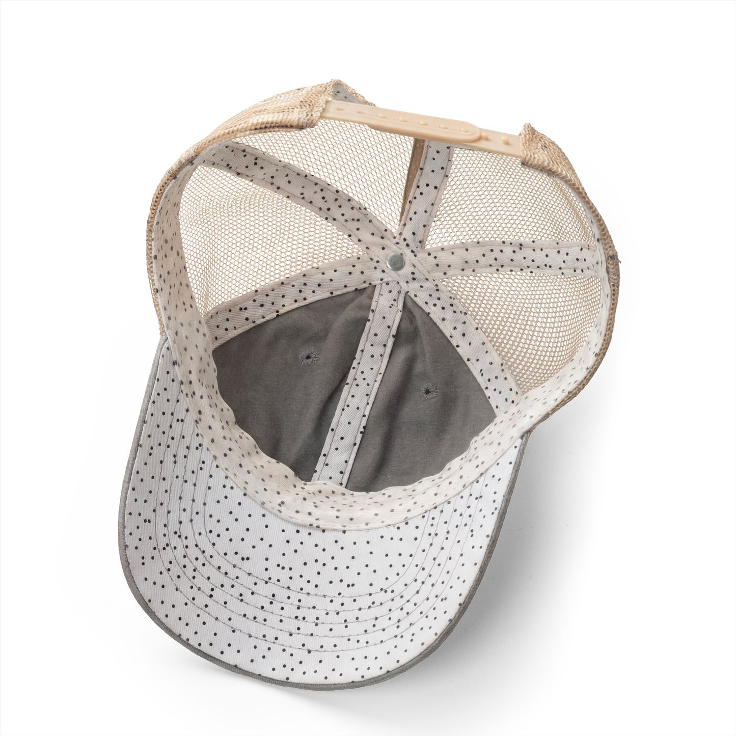 Embroidered Marked by Mercy - Women's Washed Mesh-Back Cap (Black)